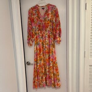 Vince Camuto Multicolor Floral Maxi Dress